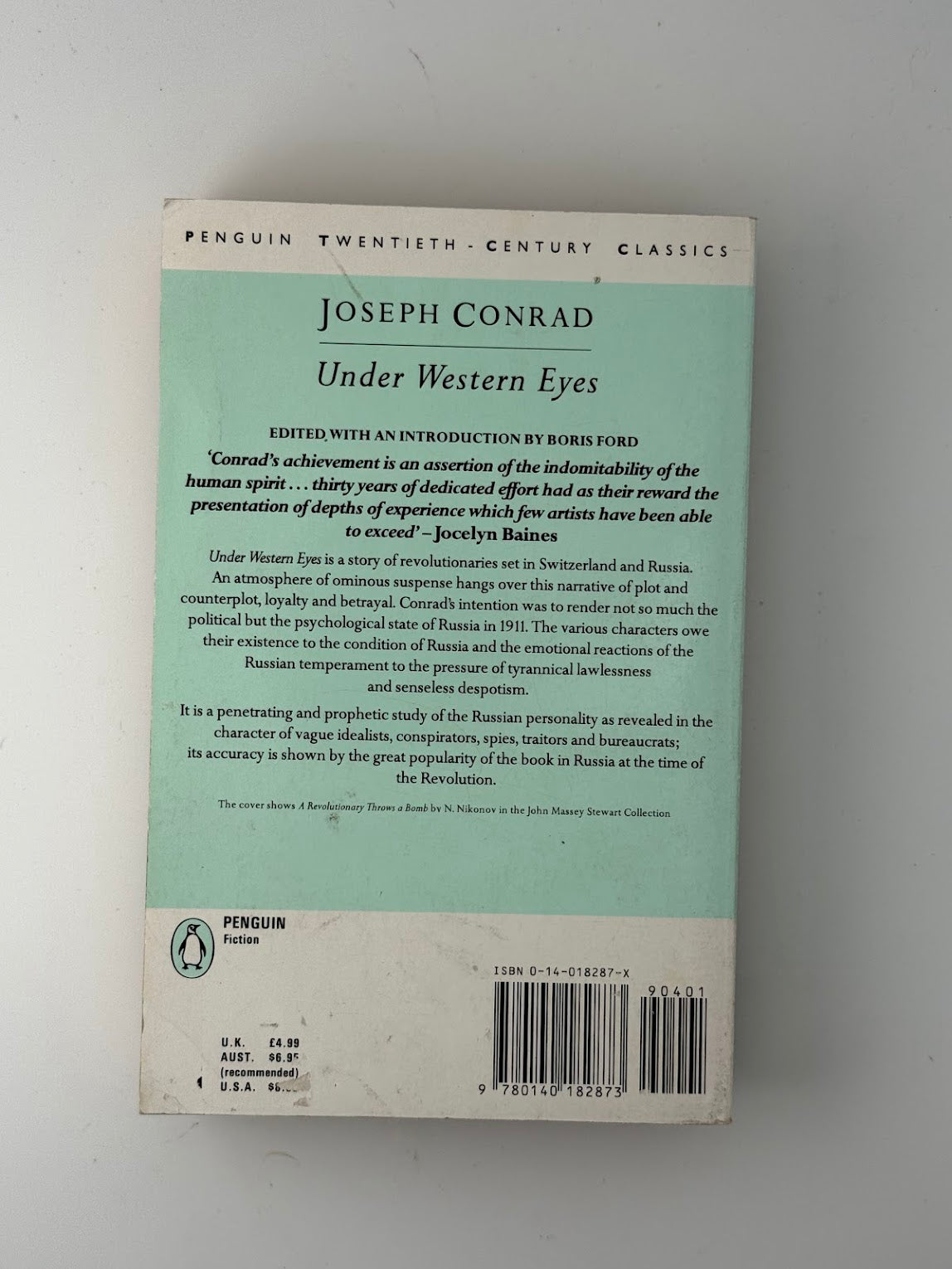 Under Western Eyes by Joseph Conrad