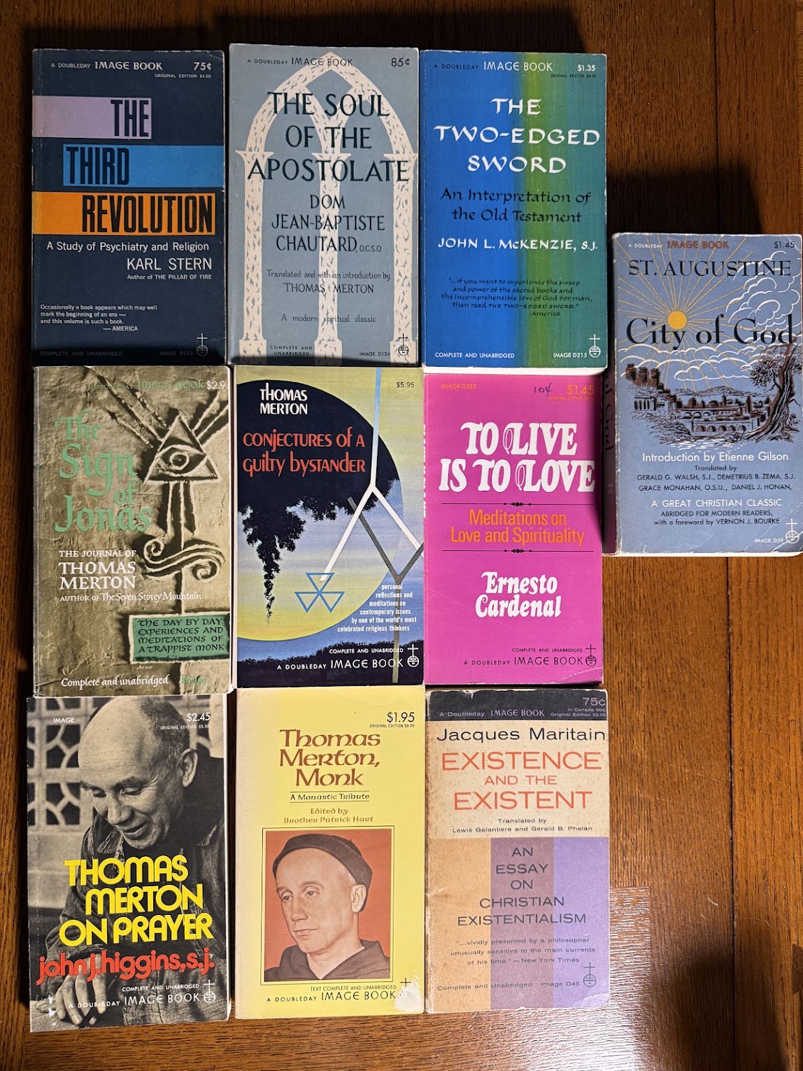 Lot of vintage Image Christianity paperbacks