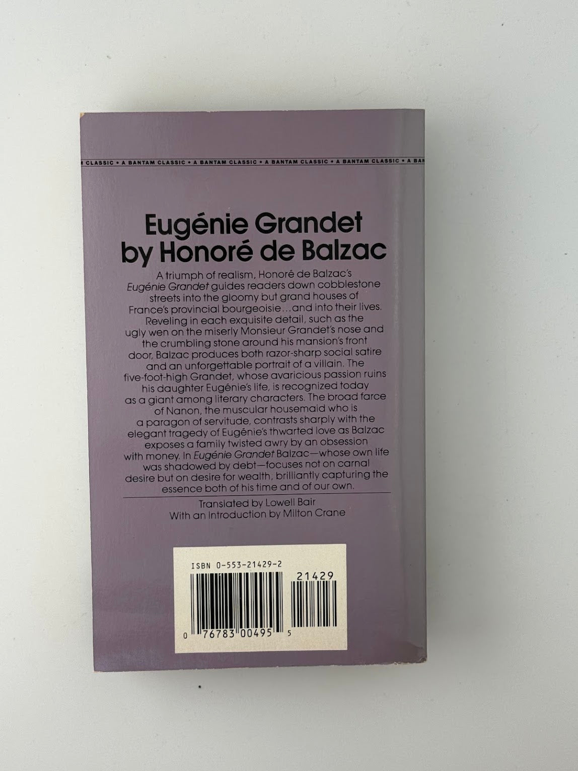 Eugenie Grandet by Honore de Balzac
