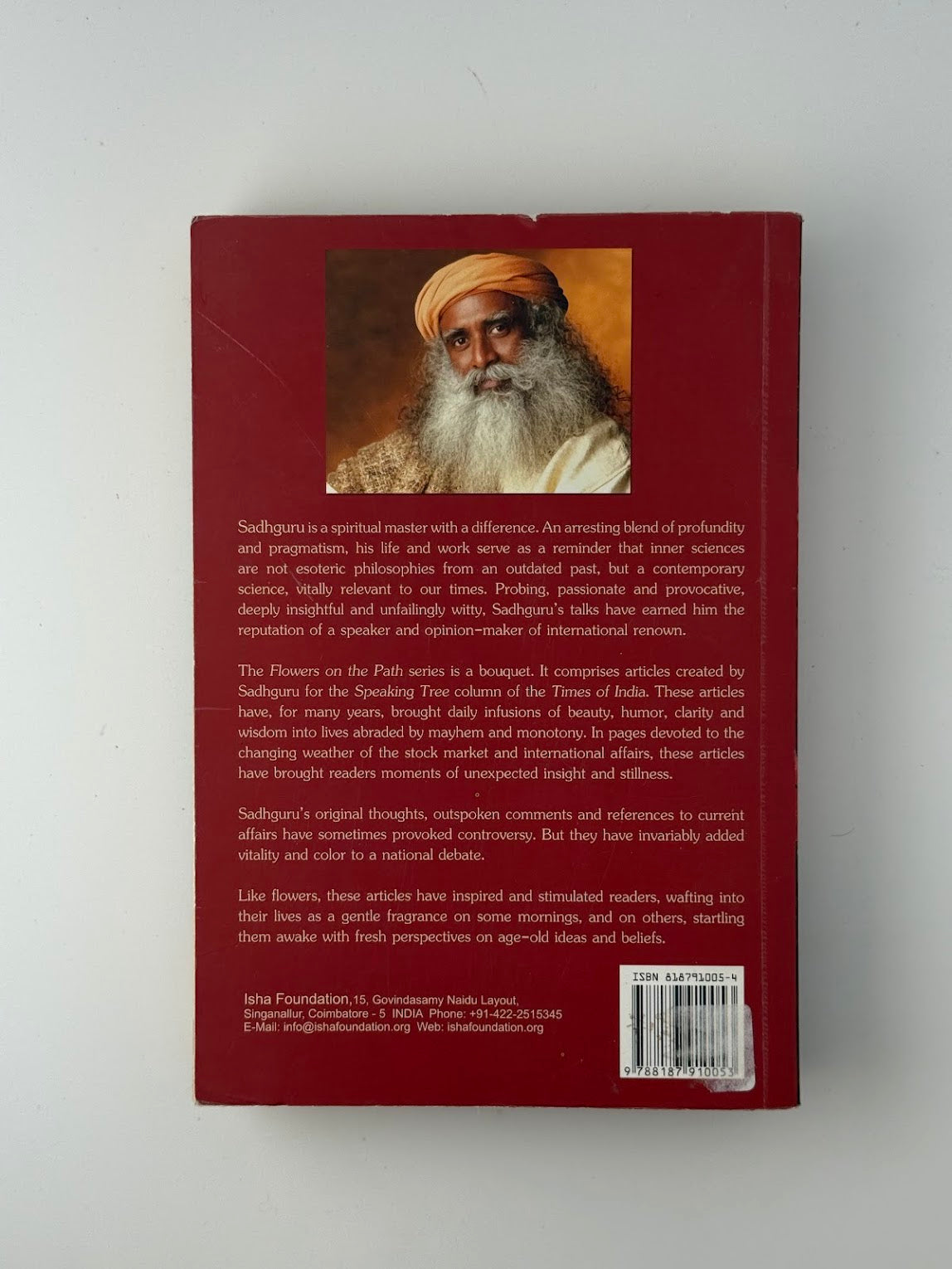 Flowers on the Path by Sadhguru