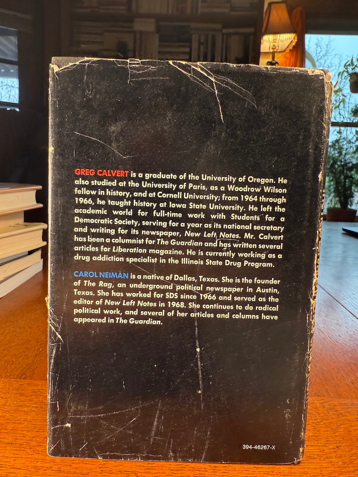 A Disrupted History: The New Left and the New Capitalism by Greg Calvert and Carol Neiman