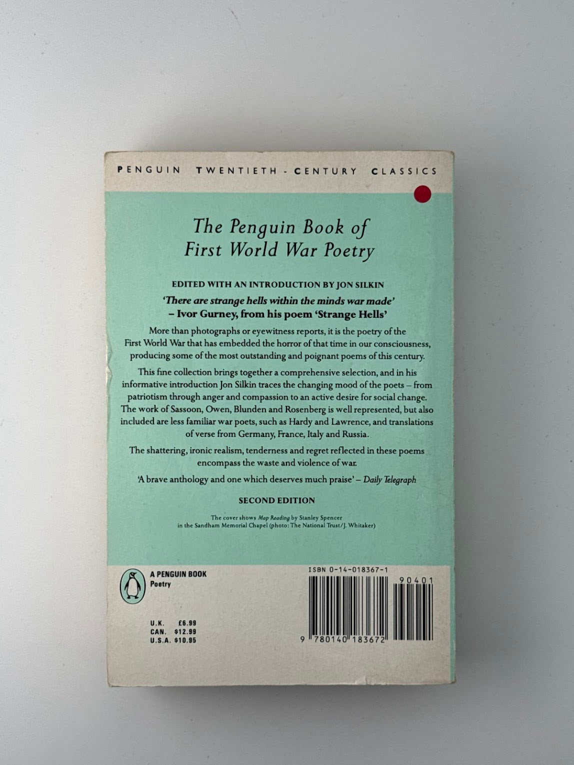 The Penguin Book of First World War Poetry