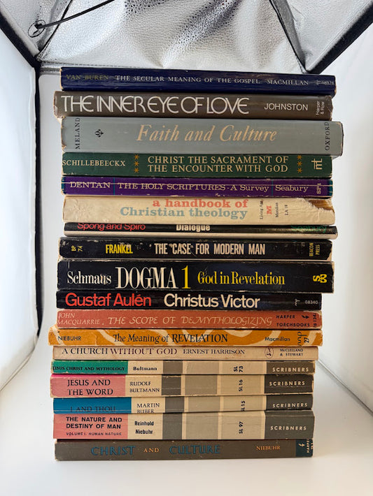 18 vintage Christian theology books