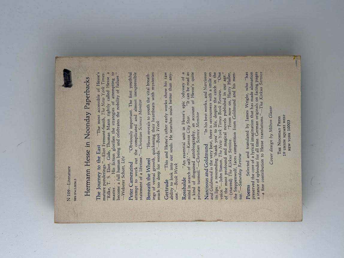 The Journey to the East by Hermann Hesse