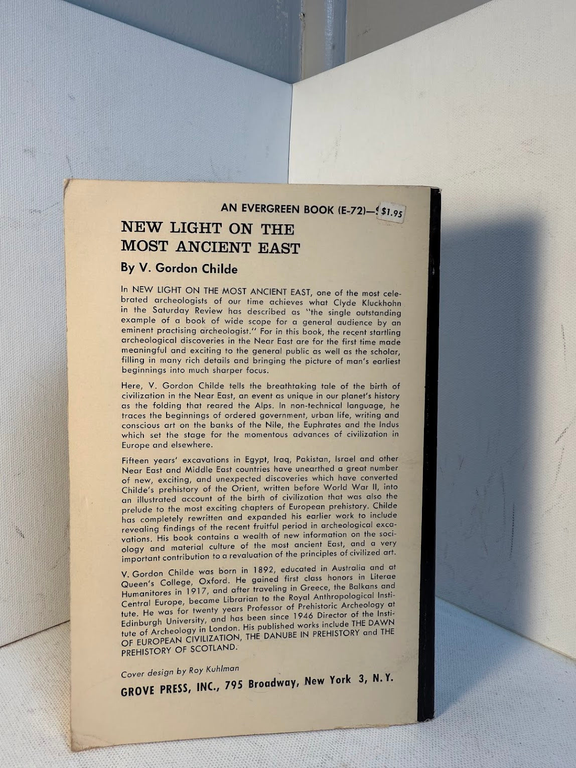 New Light on the Most Ancient East by V. Gordon Childe