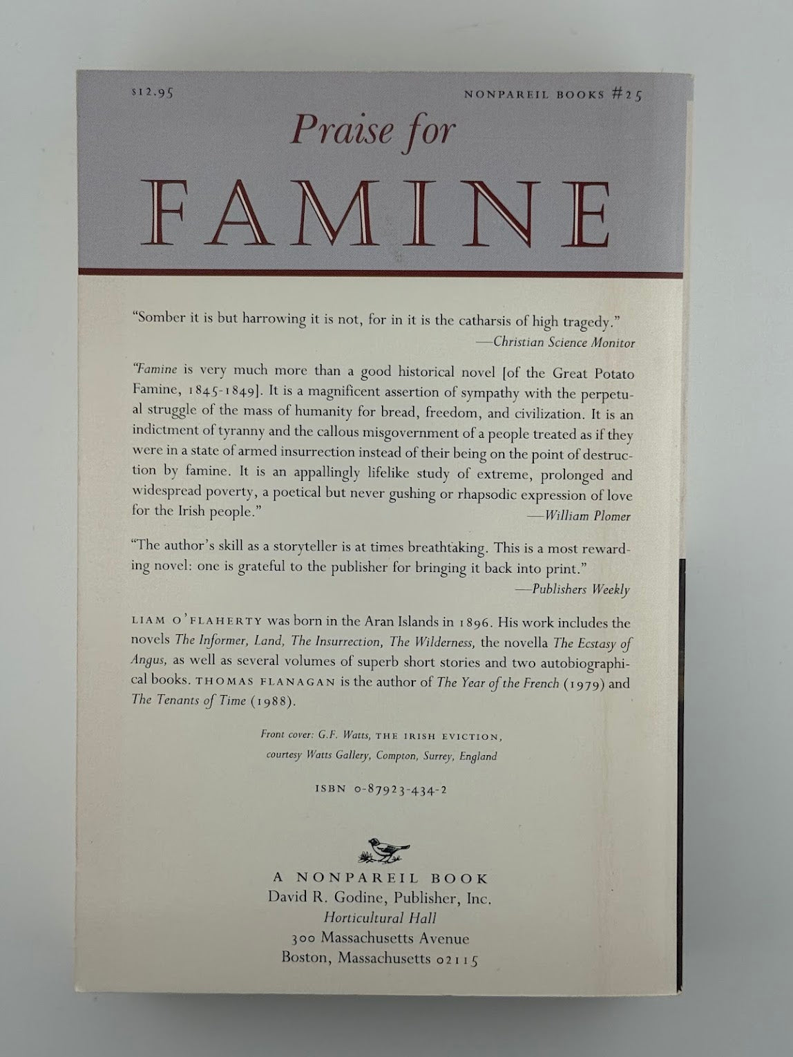 Famine by Liam O'Flaherty