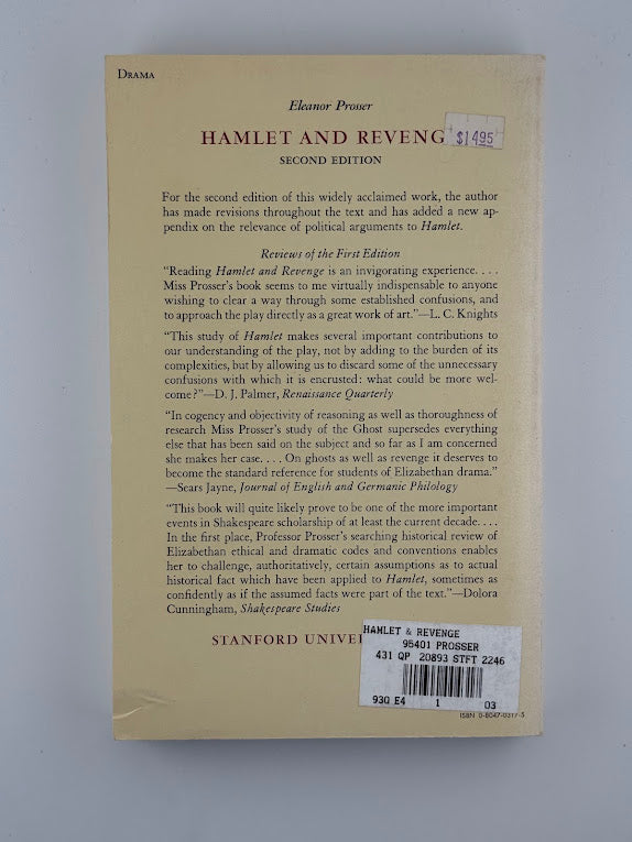 Hamlet & Revenge by Eleanor Prosser