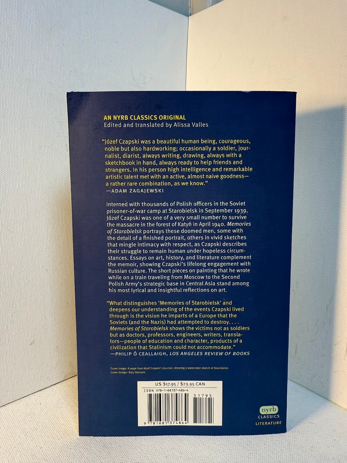 Memories of Starobieslk - Essays Between Art and History by Jozef Czapski