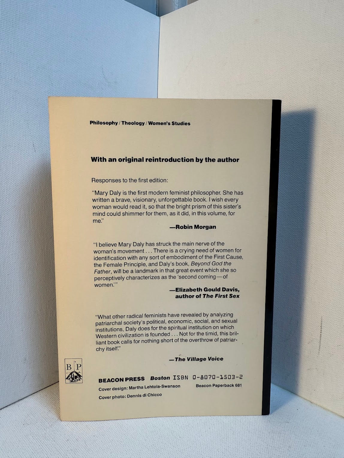 Beyond God the Father - Toward a Philosophy of Women's Liberation by Mary Daly