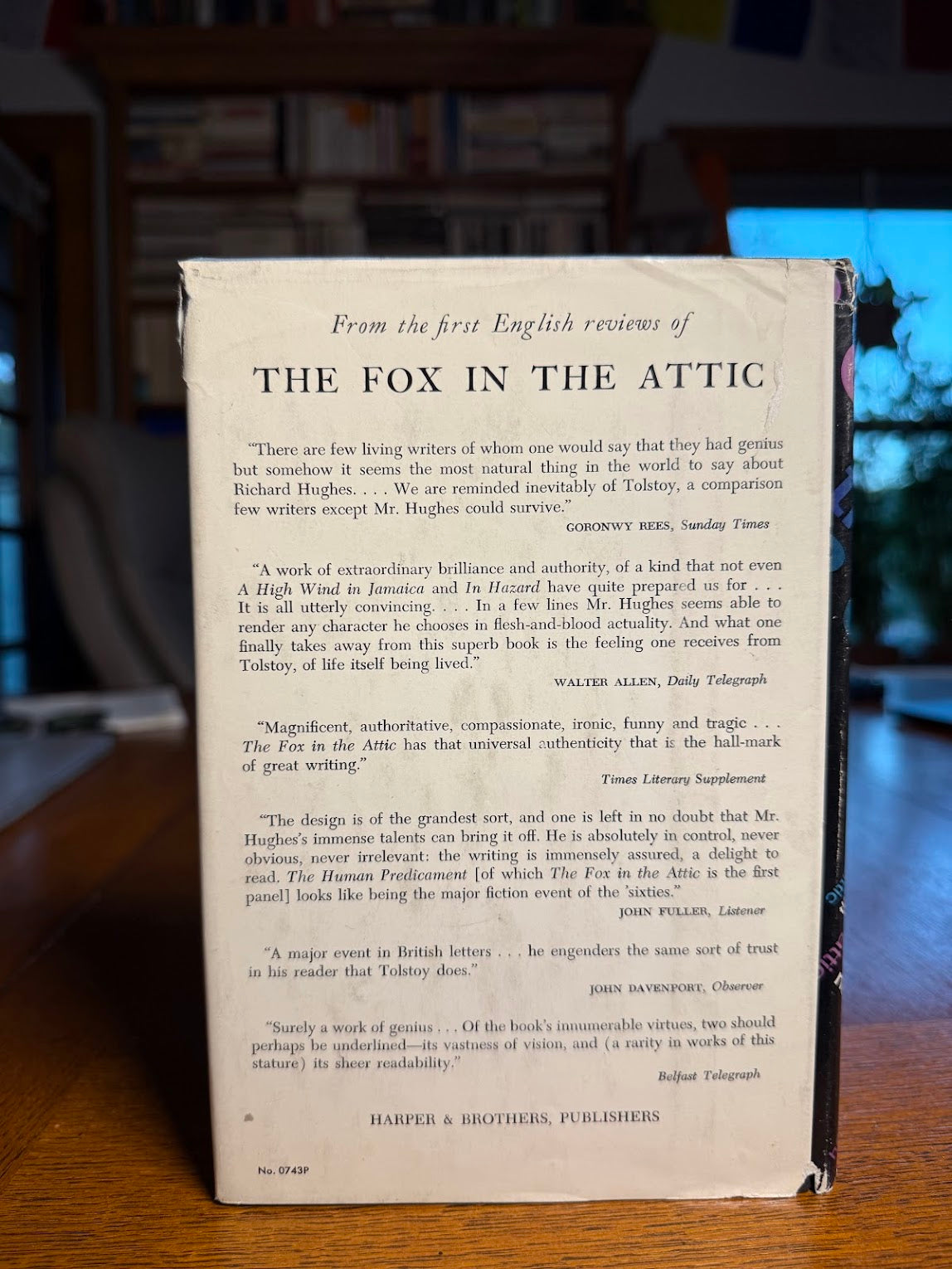 The Fox in the Attic by Richard Hughes