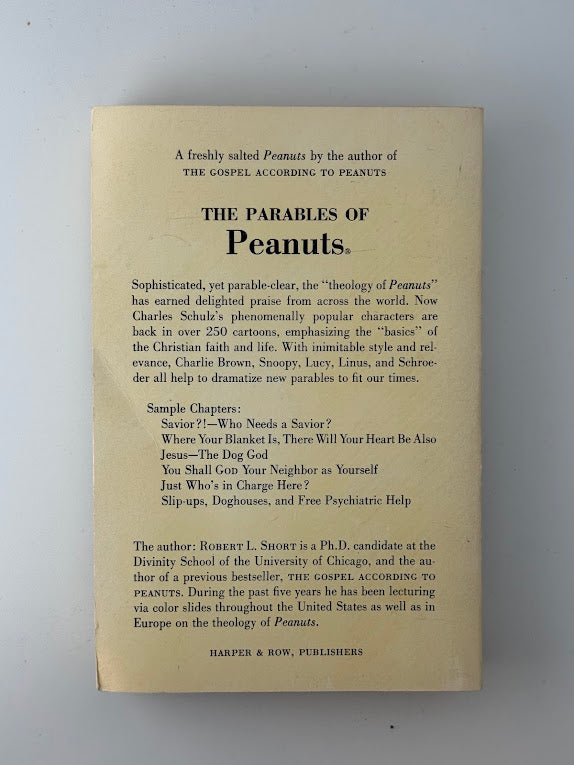 The Parables of Peanuts by Robert L. Short