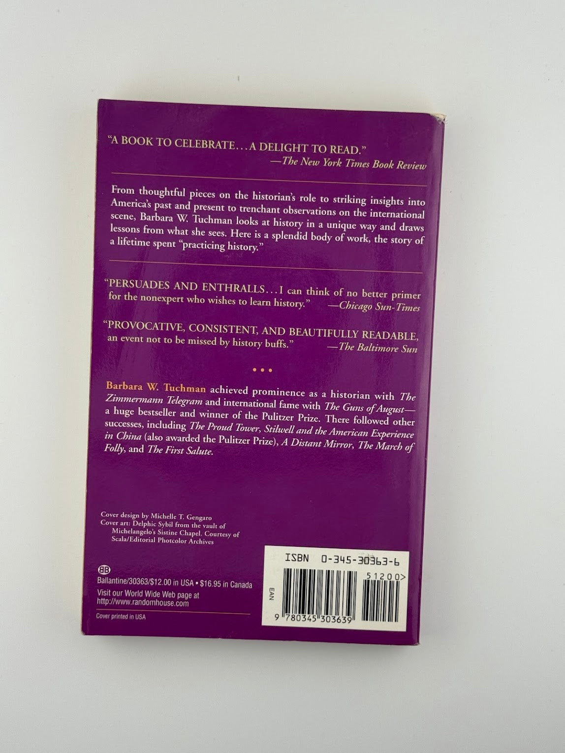 Practicing History by Barbara Tuchman