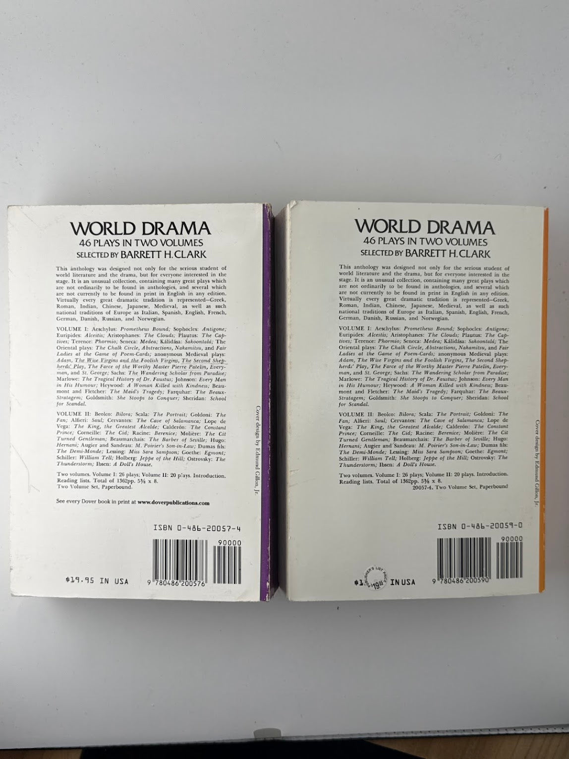 World Drama selected by Barrett H. Clark