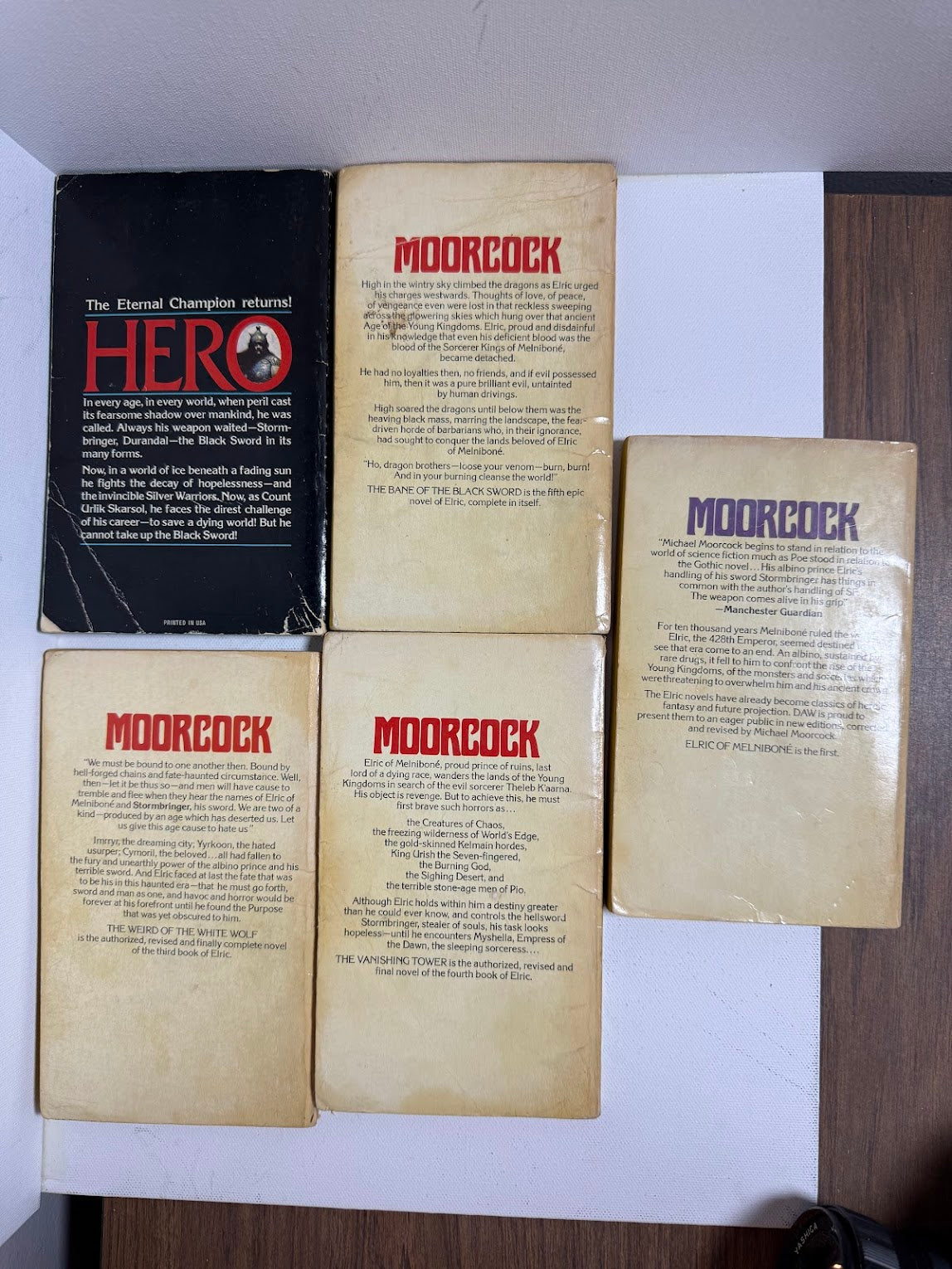 5 books by Michael Moorcock