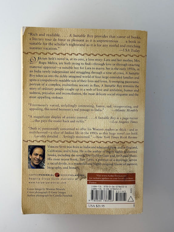 A Suitable Boy by Vikram Seth