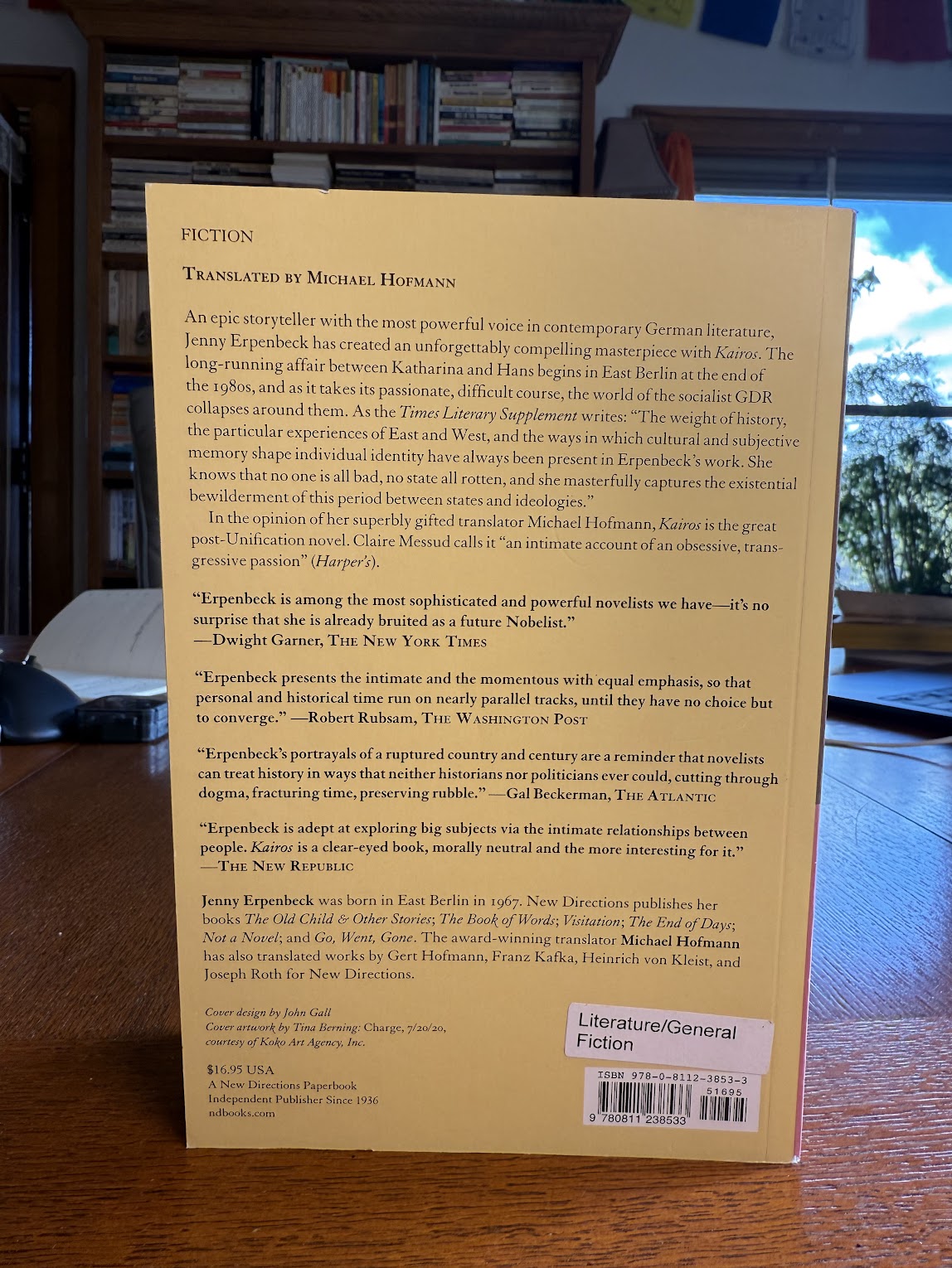 Kairos by Jenny Erpenbeck