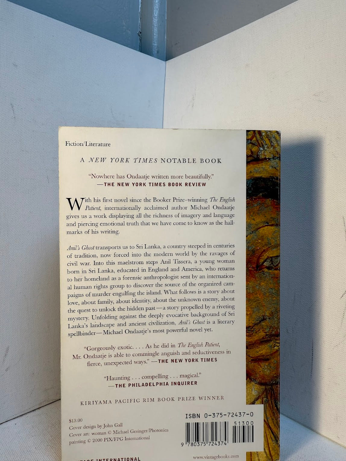 Anil's Ghost by Michael Ondaatje