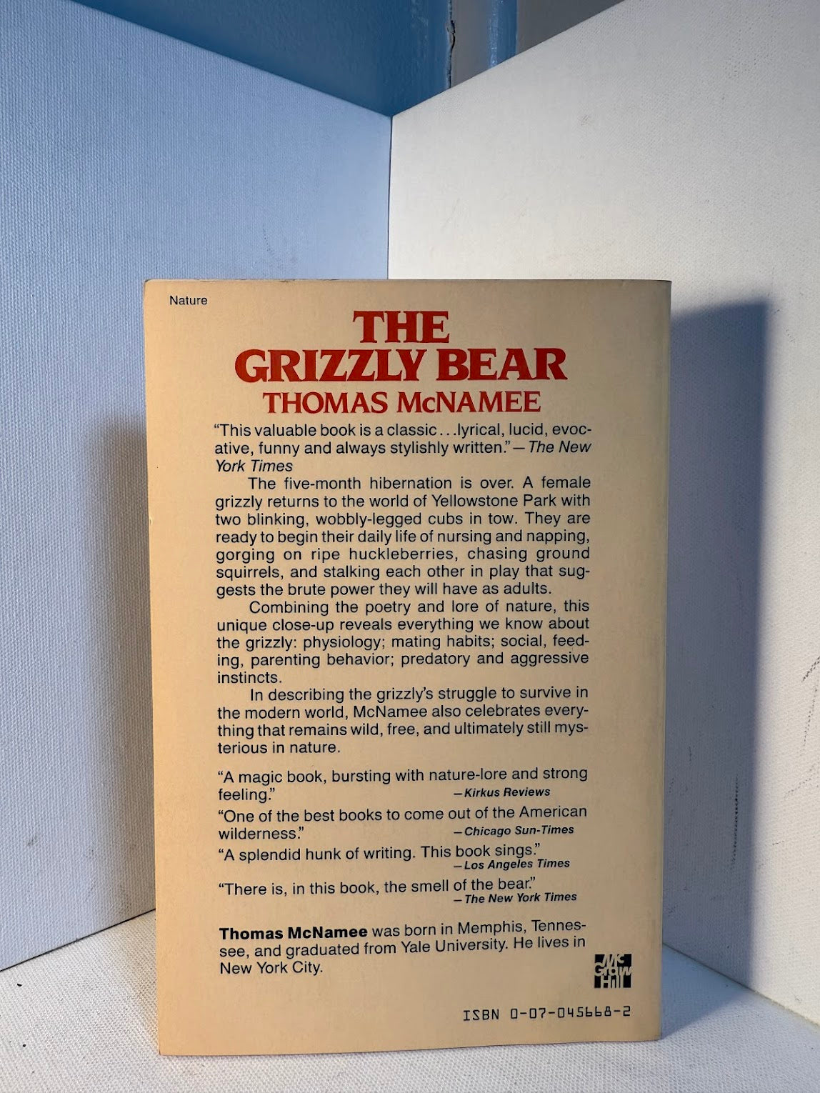 The Grizzly Bear by Thomas McNamee