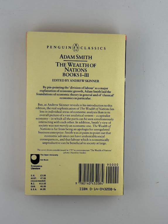 The Wealth of Nations Book 1-3 by Adam Smith