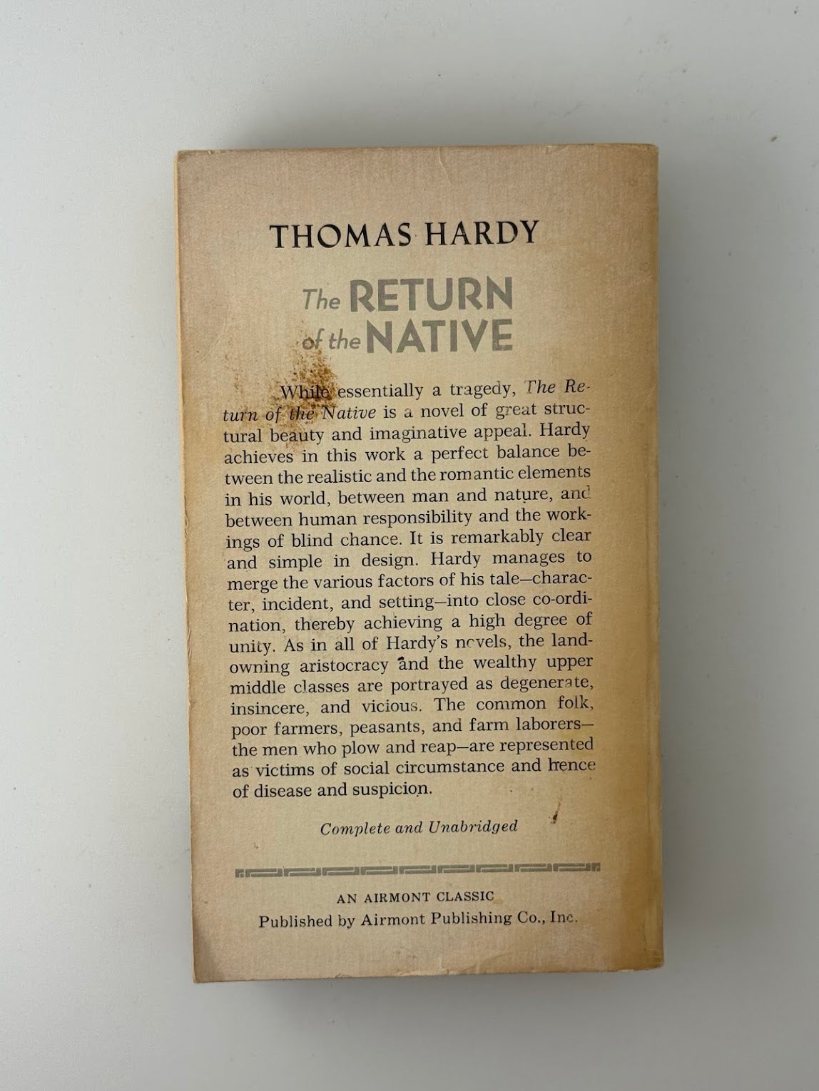 The Return of the Native by Thomas Hardy