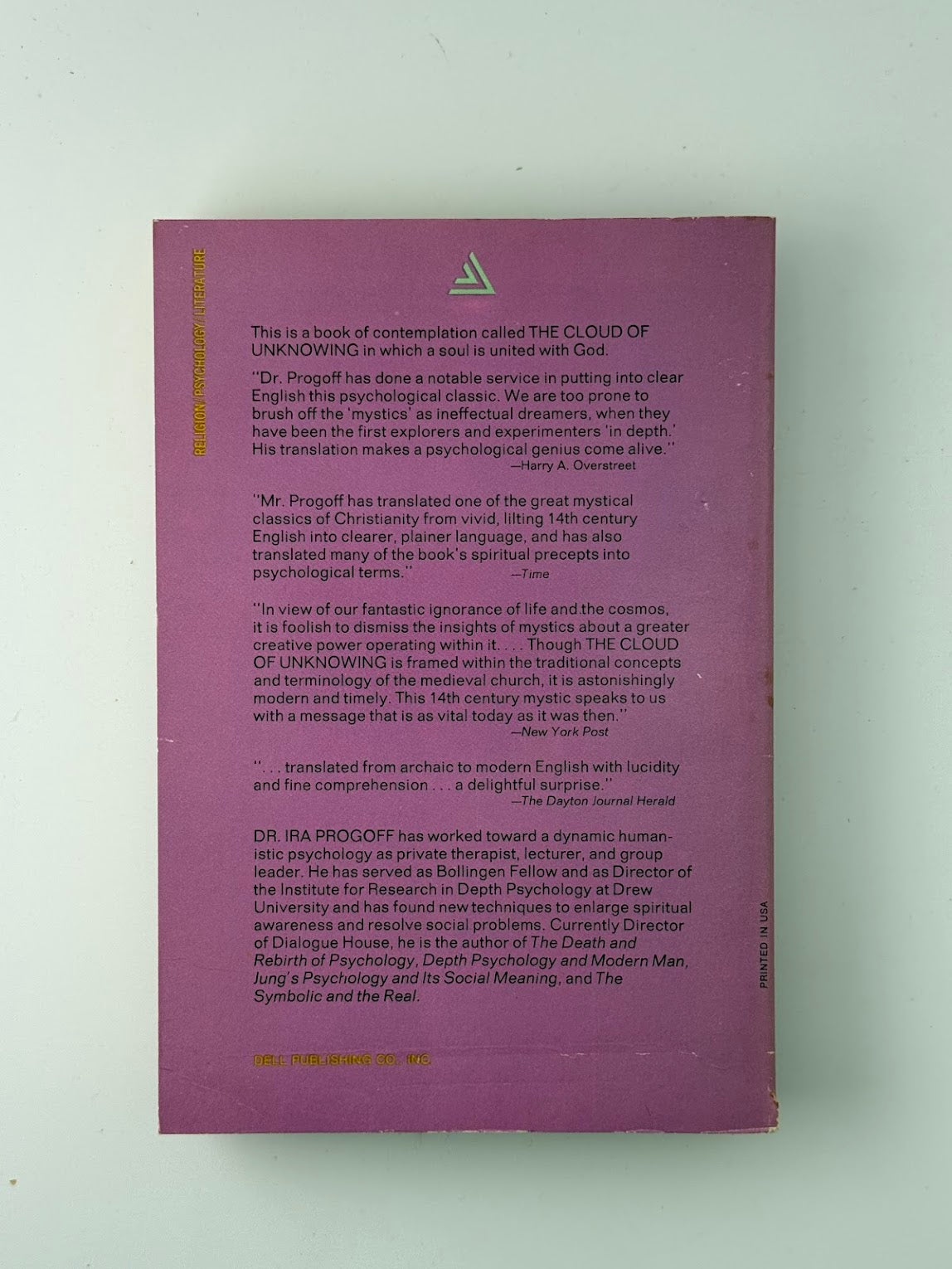 The Cloud of Unknowing by Ira Progoff