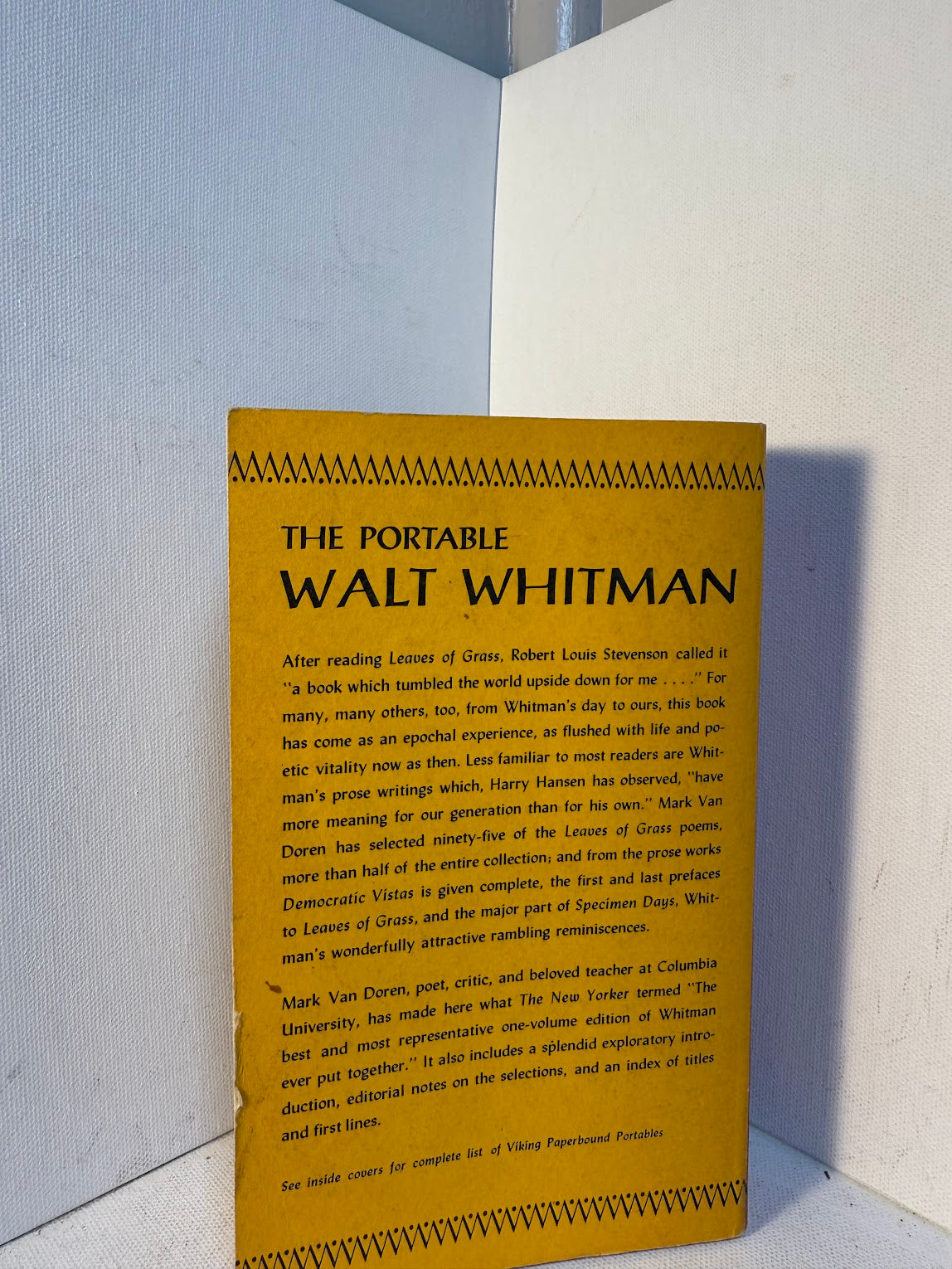 The Portable Walt Whitman