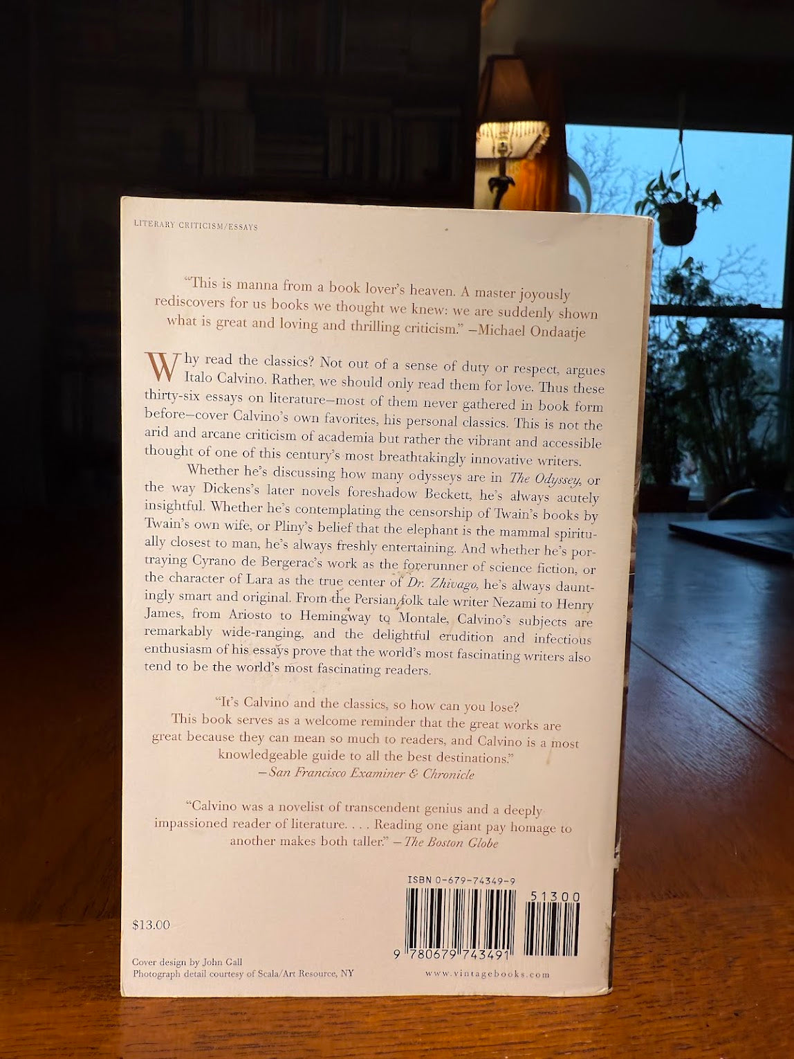 Why Read the Classics? by Italo Calvino