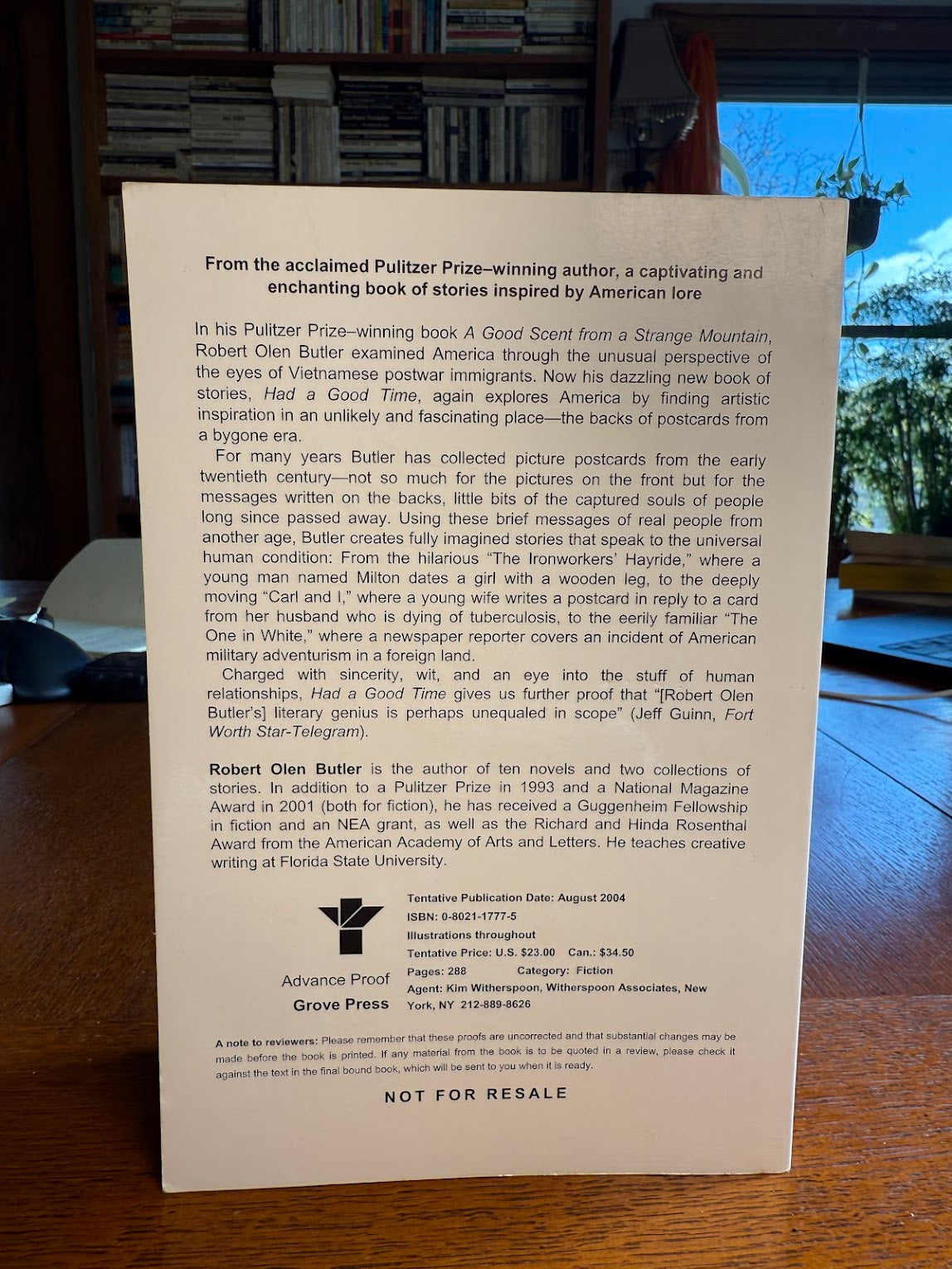 Had A Good Time by Robert Olen Butler