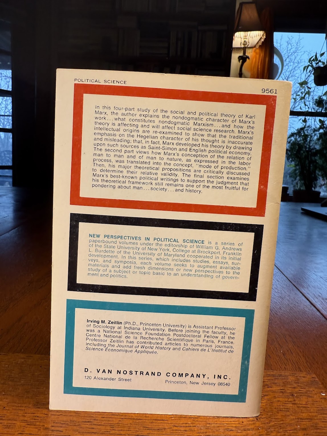 Marxism - A Reexamination by Irving Zeitlin