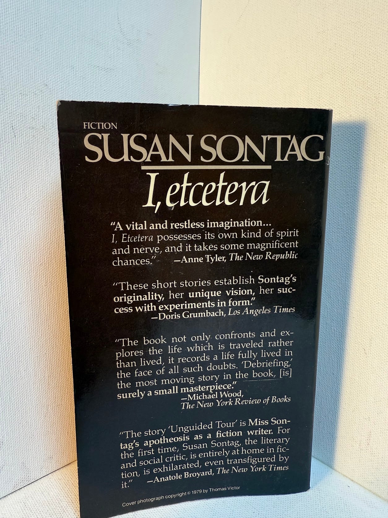 I, etcetera by Susan Sontag