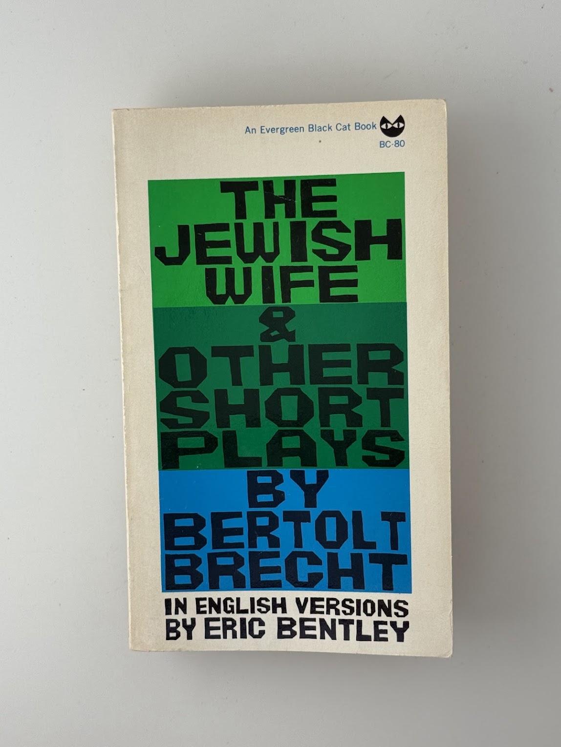 The Jewish Wife & Other Short Plays by Bertolt Brecht