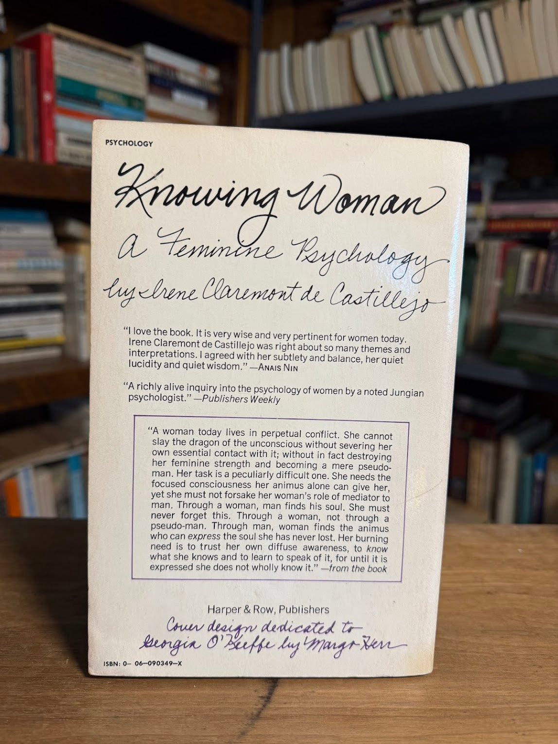 Knowing Woman - A Feminine Psychology by Irene Claremont de Castillejo