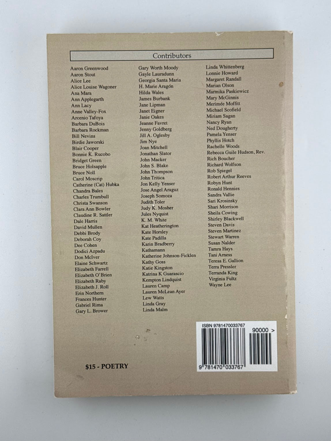 Adobe Walls - An Anthology of New Mexico Poetry