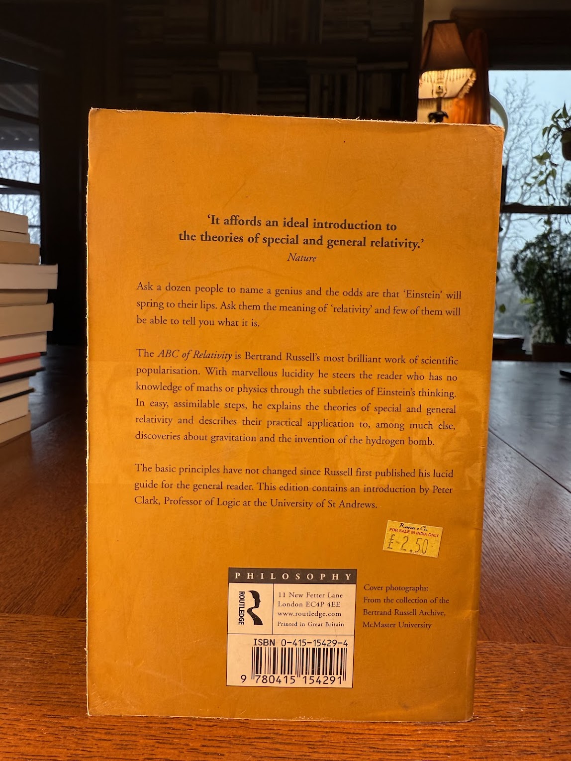 ABC of Relativity by Bertrand Russell