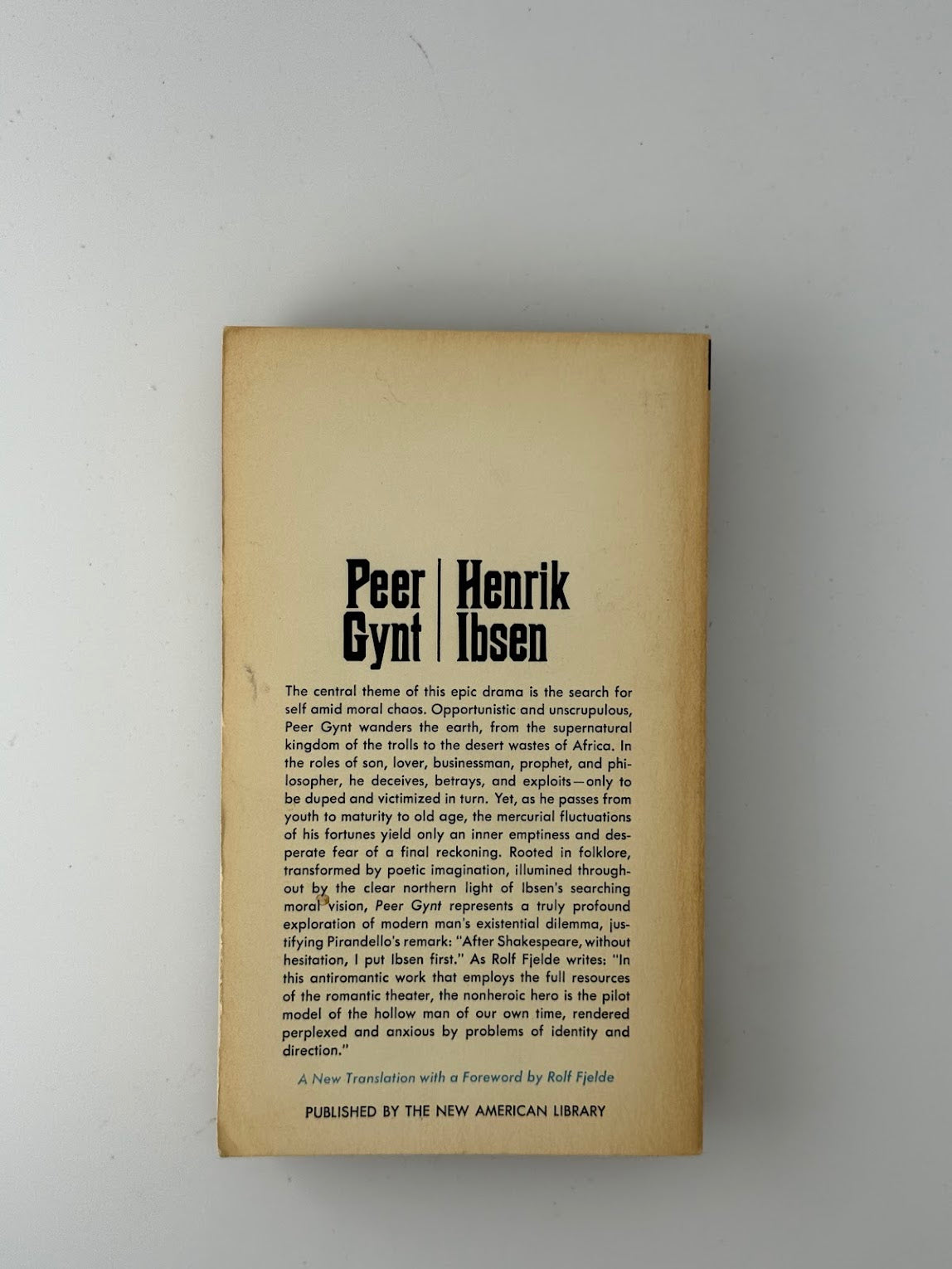 Peer Gynt by Henrik Ibsen