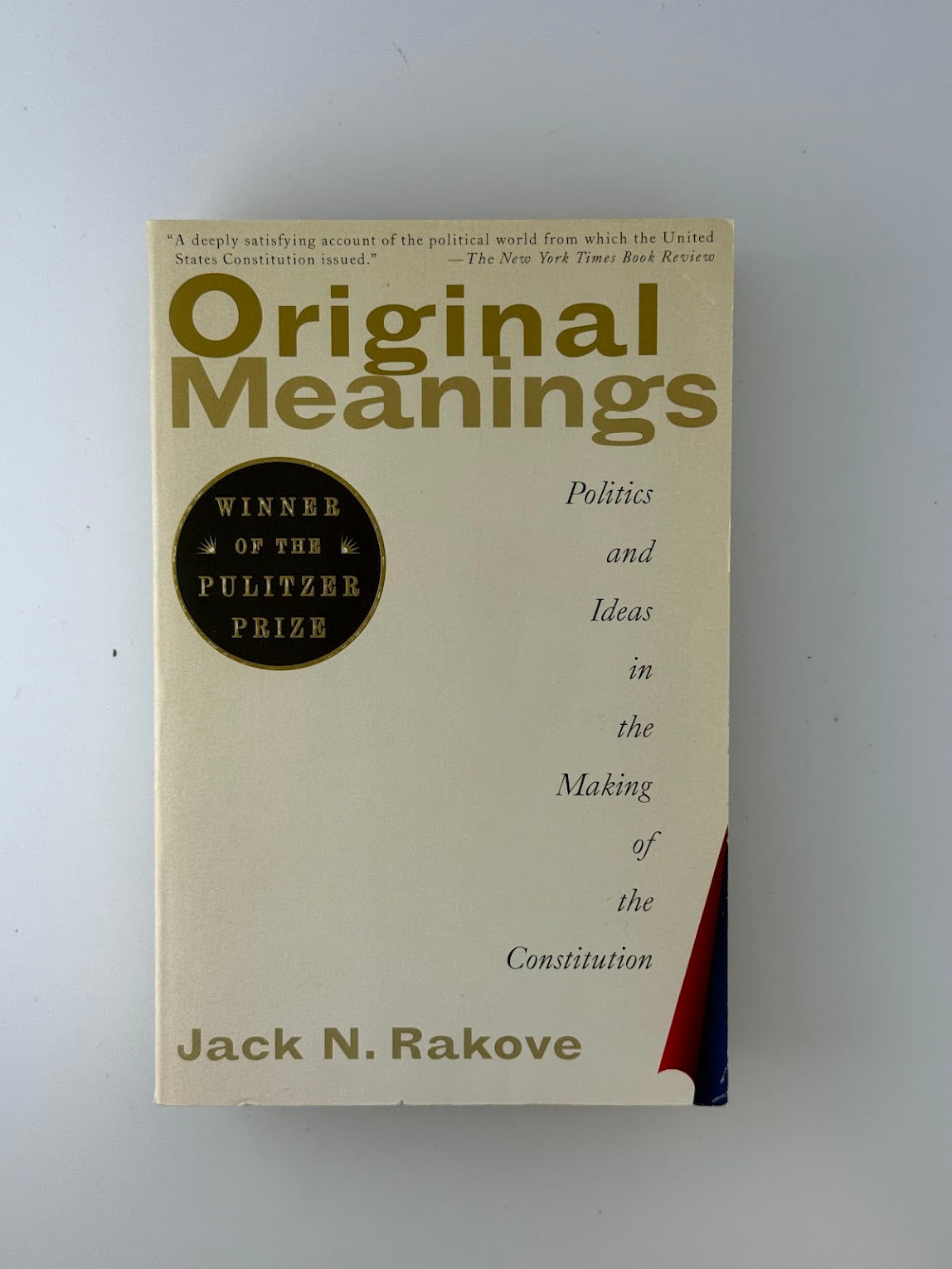 Original Meanings by Jack N. Rakove
