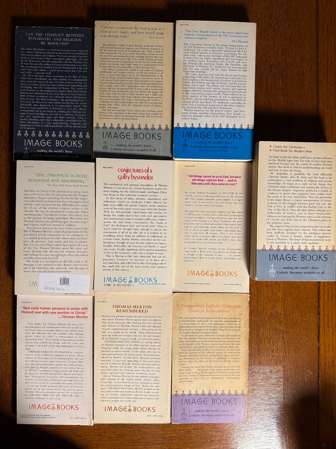 Lot of vintage Image Christianity paperbacks