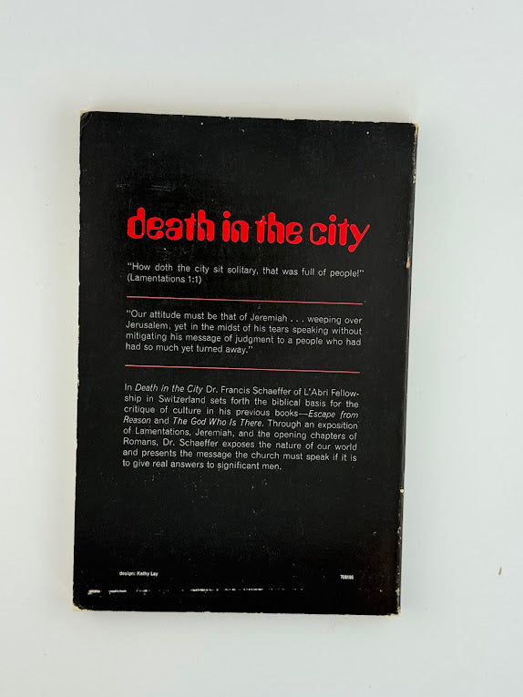 Death in the City by Francis A. Schaeffer