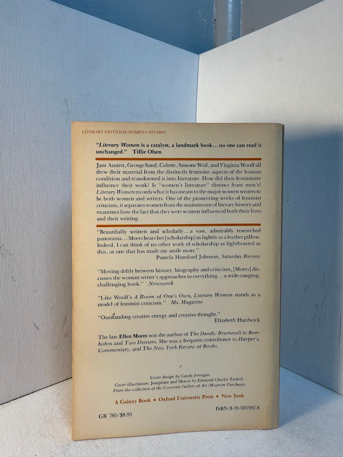 Literary Women - The Great Writers by Ellen Moers