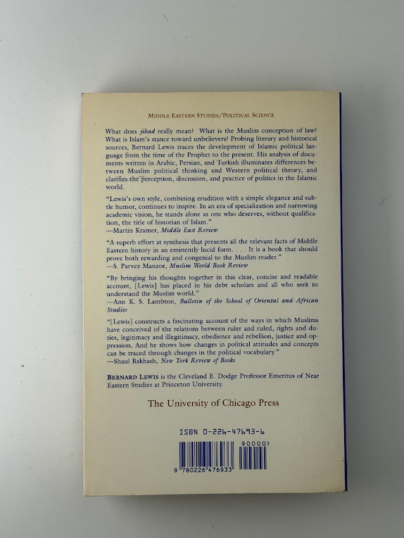 The Political Language of Islam by Bernard Lewis