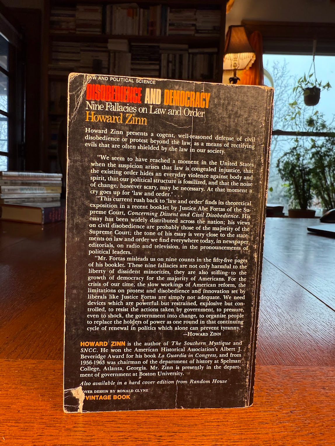 Disobedience and Democracy by Howard Zinn