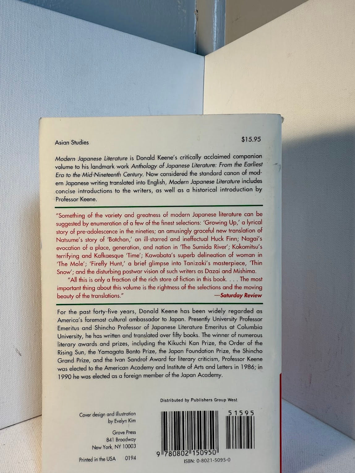 Modern Japanese Literature edited by Donald Keene