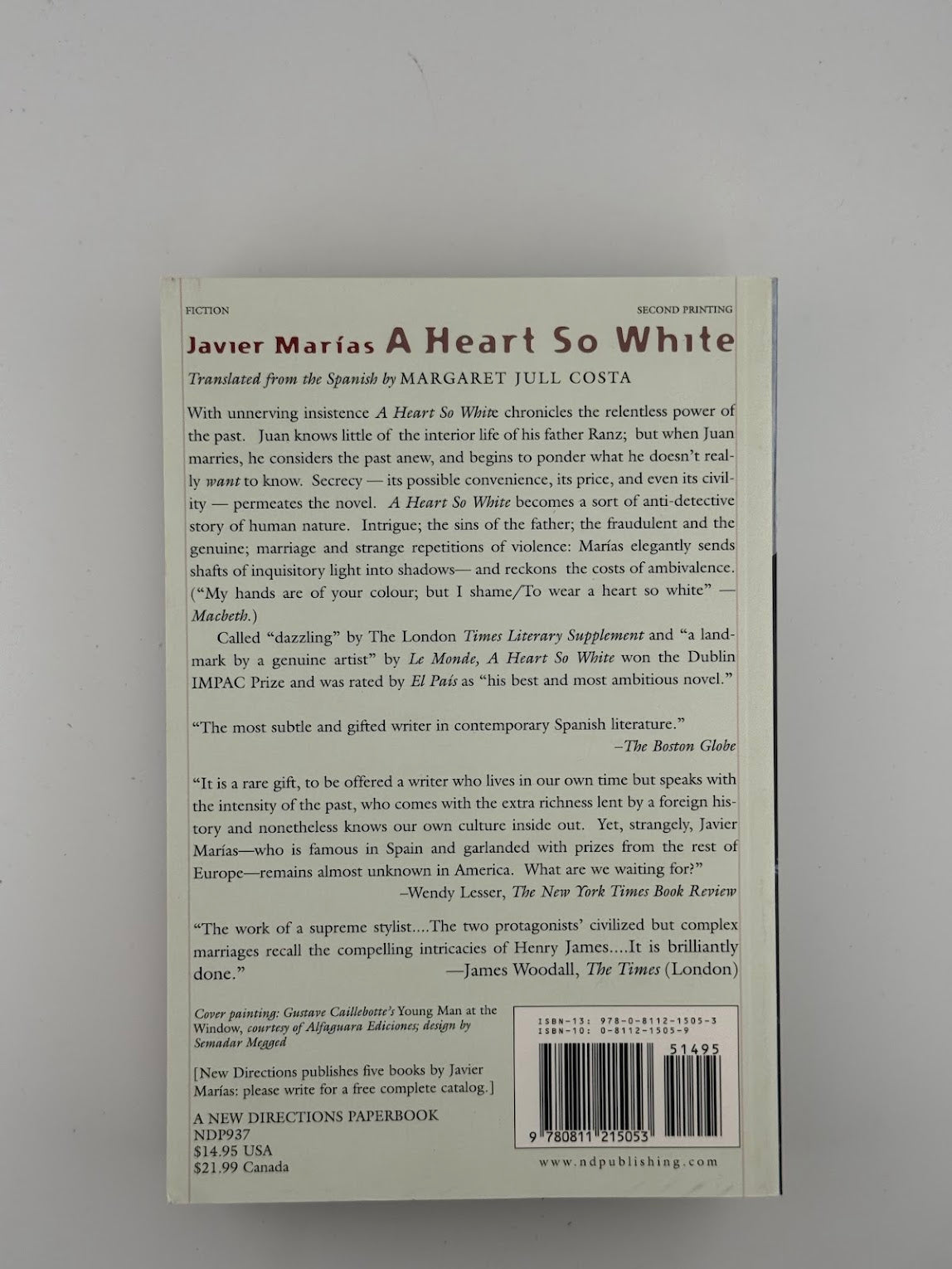 Heart So White by Javier Marias