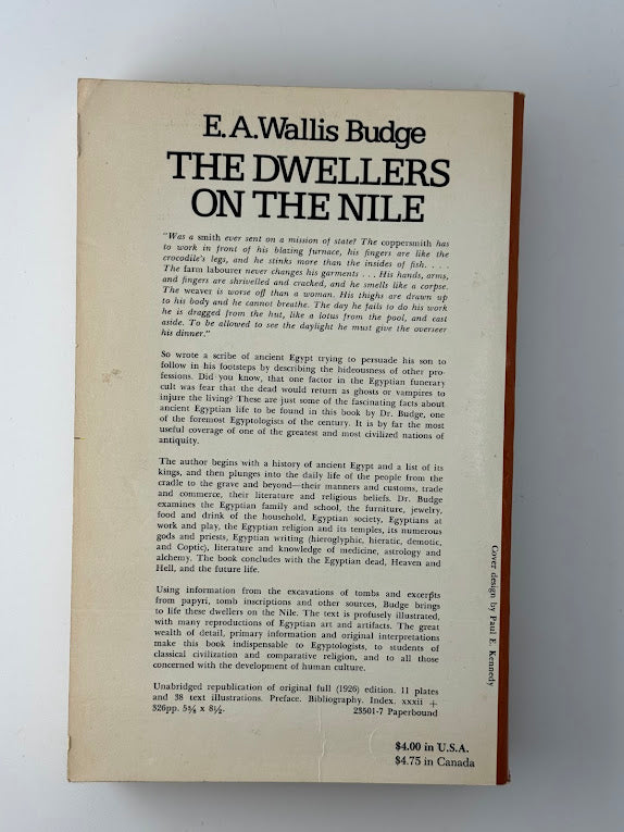 The Dwellers on the Nile by E.A. Wallis Budge