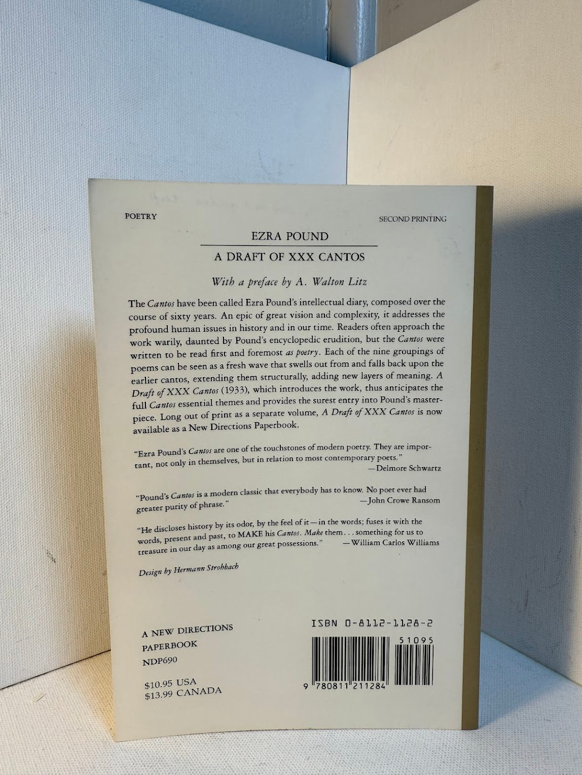 A Draft of XXX Cantos by Ezra Pound
