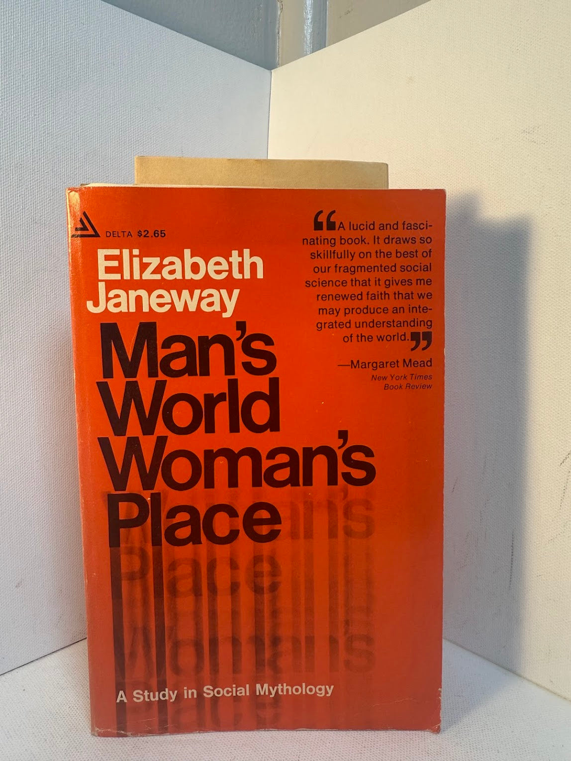 Man's World Woman's Place by Elizabeth Janeway