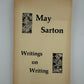 Writings on Writing by May Sarton