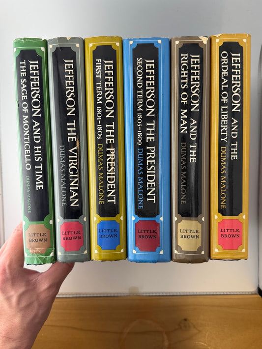 6 Volume Jefferson biography by Dumas Malone