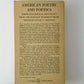 American Poetry and Poetics edited by Daniel G. Hoffman