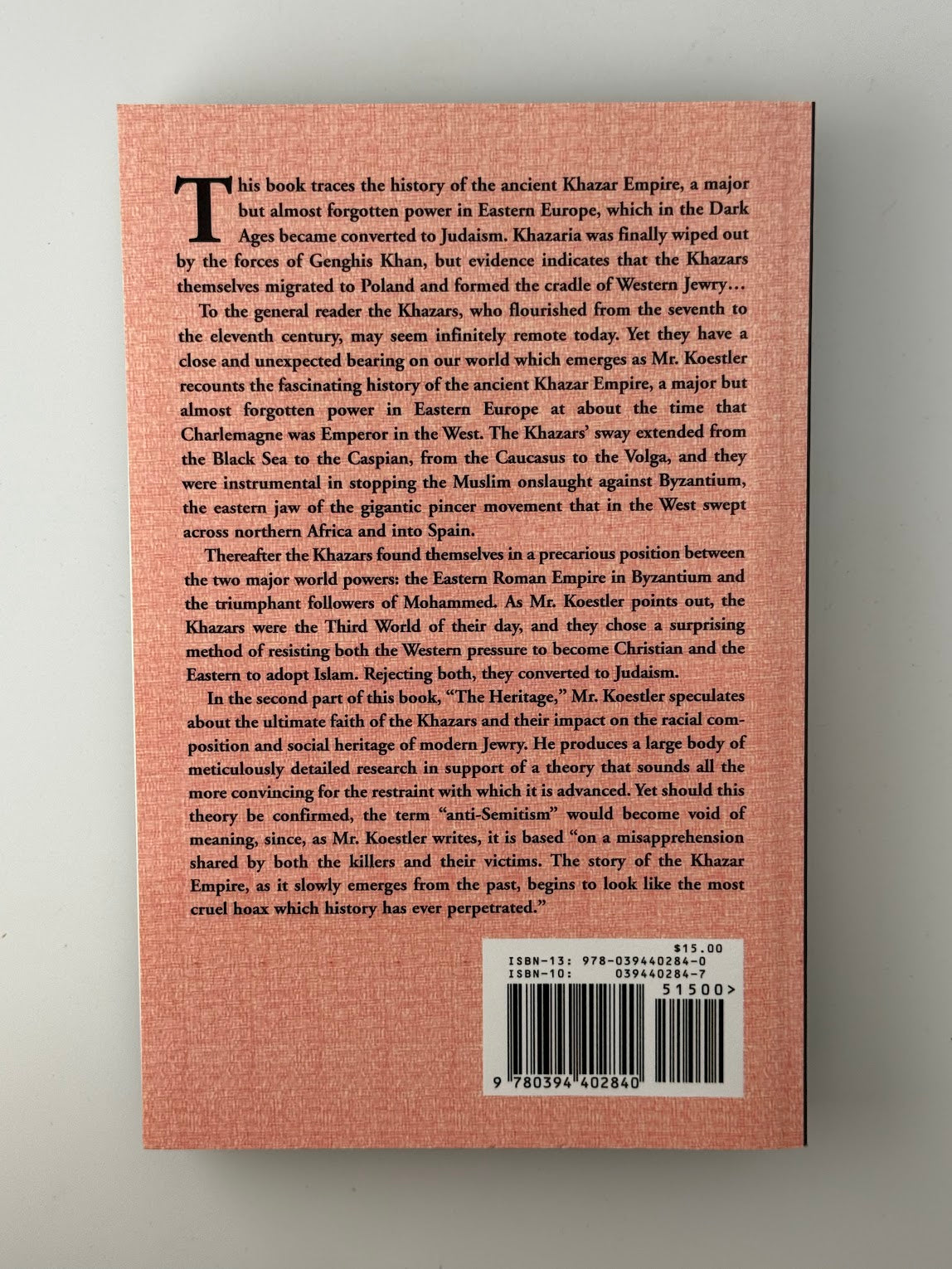 The Thirteenth Tribe by Arthur Koestler